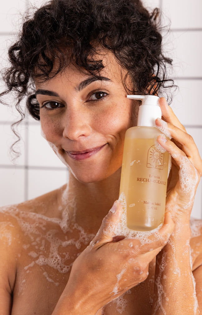 Gel lavant doux bio - Flacon transparent - Corps - 200 ml