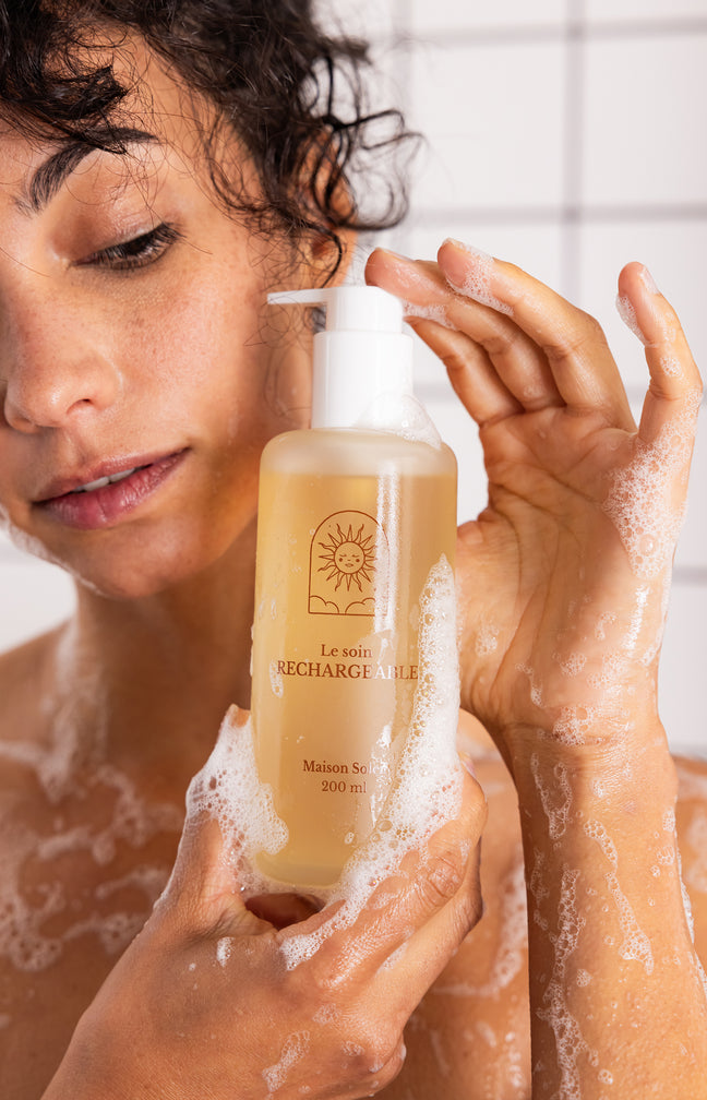 Gel lavant doux bio - Flacon transparent - Corps - 200 ml