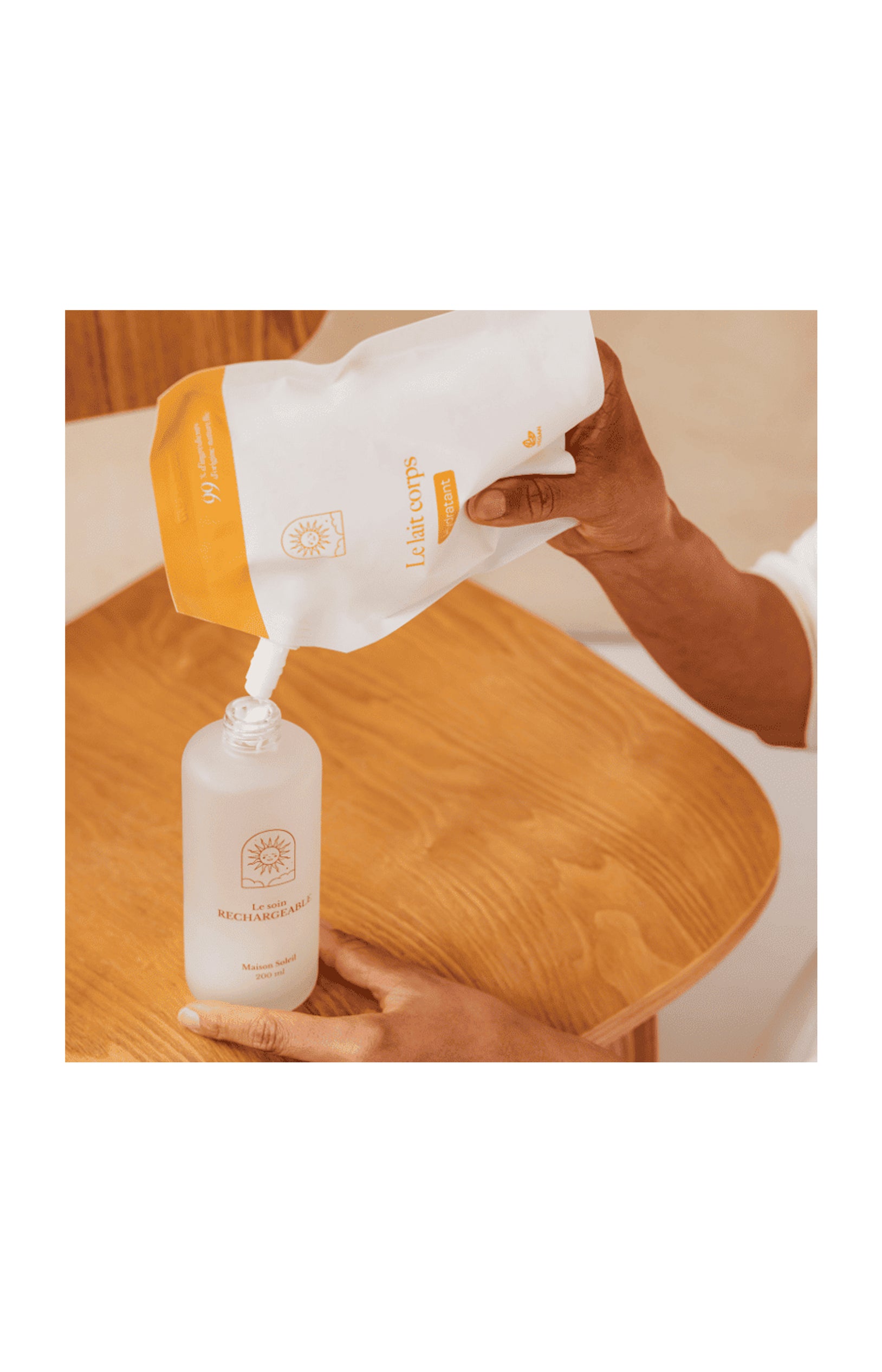 Recharge lait hydratant bio - Corps - 400 ml