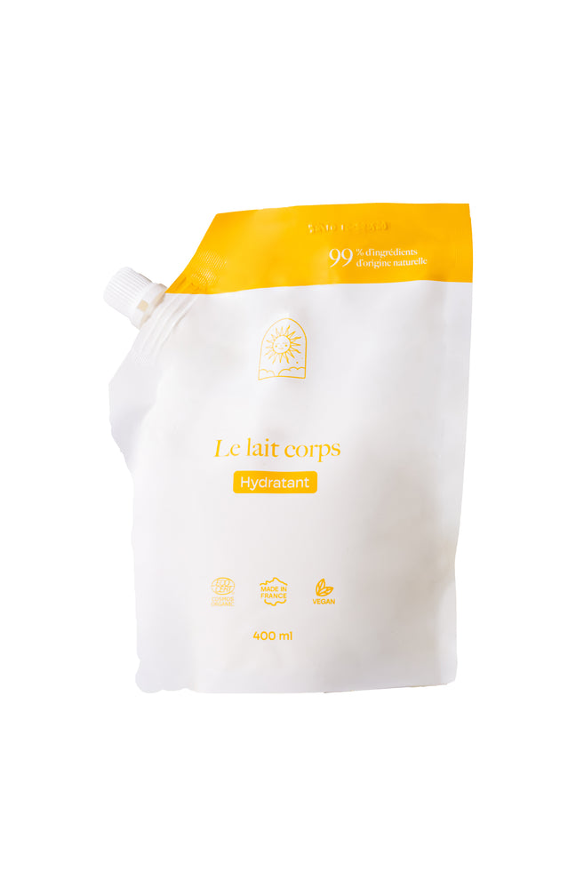 Recharge lait hydratant bio - Corps - 400 ml
