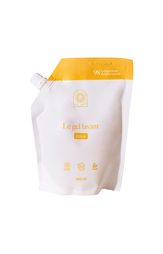Recharge gel lavant doux bio - Corps - 400 ml