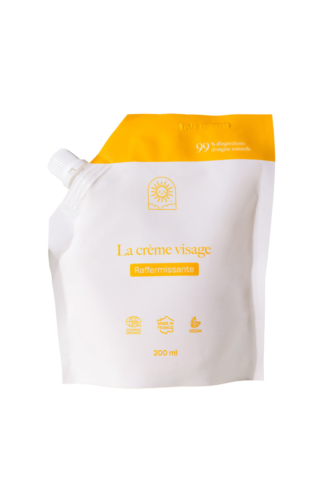 Recharge crème raffermissante bio - Visage - 200 ml