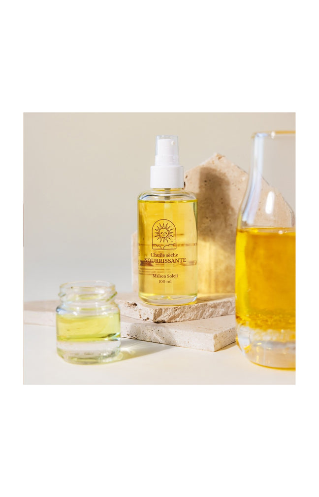 Huile sèche nourrissante bio - Corps & cheveux - 100 ml