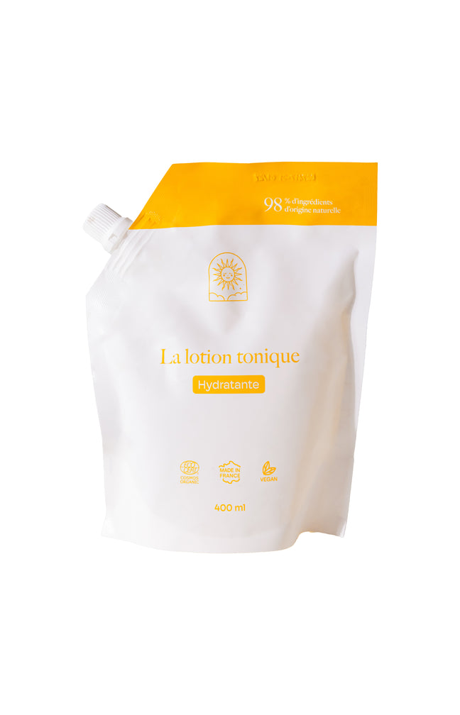 Recharge lotion tonique hydratante bio - Visage - 400 ml