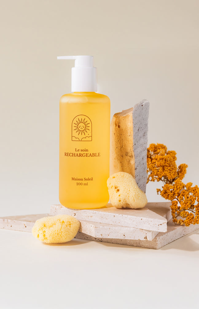 Gel lavant doux bio - Flacon jaune - Corps - 200 ml