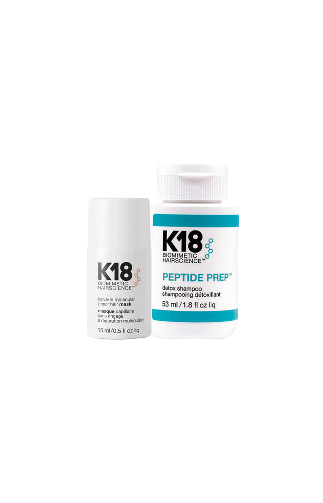 Shampoing détoxifiant peptides & masque réparation moléculaire - 2 produits