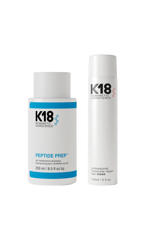 Shampoing détoxifiant peptides & masque réparation moléculaire - 2 produits