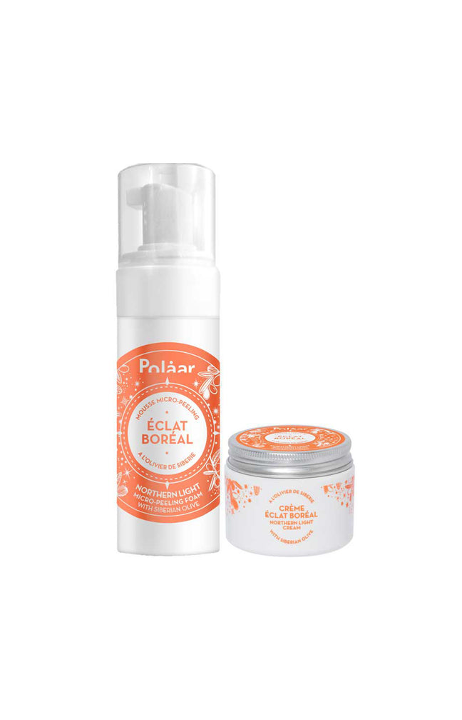 Routine peeling & crème - Eclat Boréal - Acide salicylique - Visage - 2 produits
