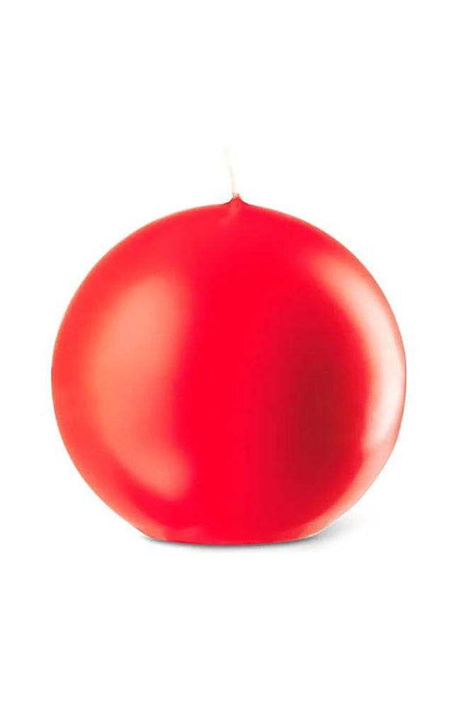 Bougie ronde - Corail - 15h