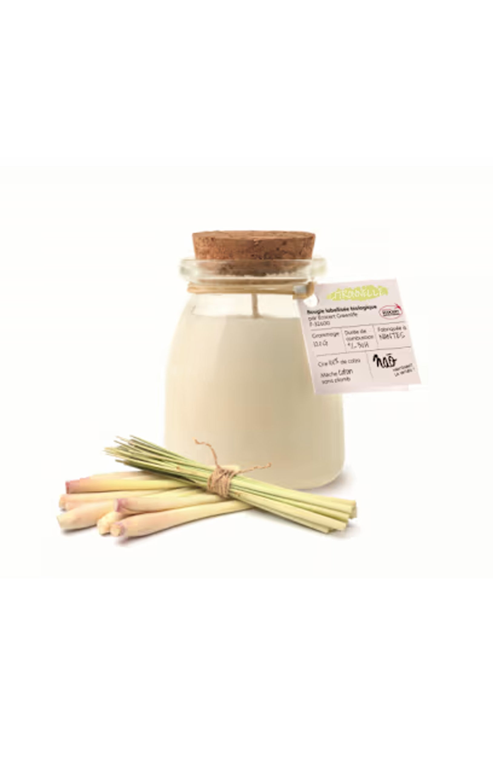 NAO POT /bougie 120G CITRONNELLE
