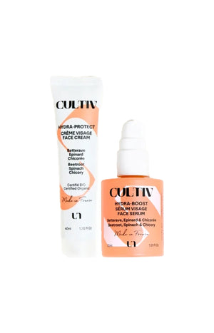 Duo hydratation & éclat bio - Crème et sérum -  Visage