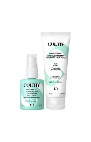 Duo purifiant bio - Masque & sérum anti-imperfections - Visage
