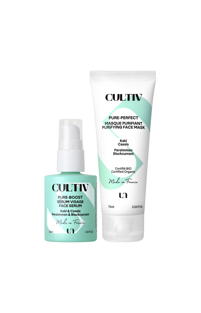 Duo purifiant bio - Masque & sérum anti-imperfections - Visage