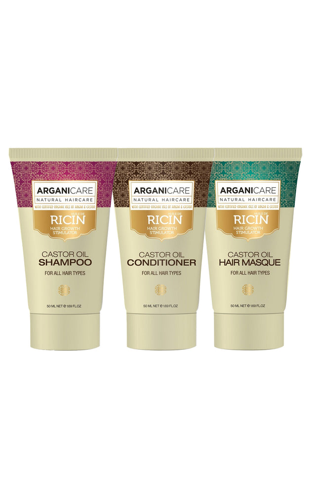 Routine Ricin - Shampoing, après-shampoing & masque - 3 x 50 ml