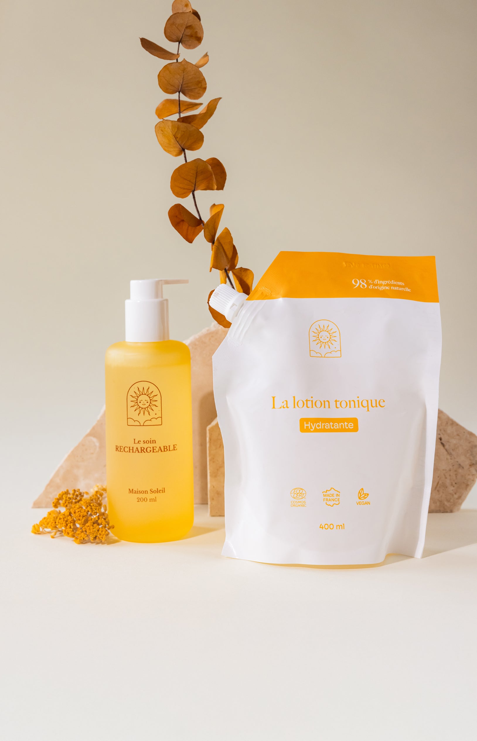 Crème hydratante bio & recharge - Visage