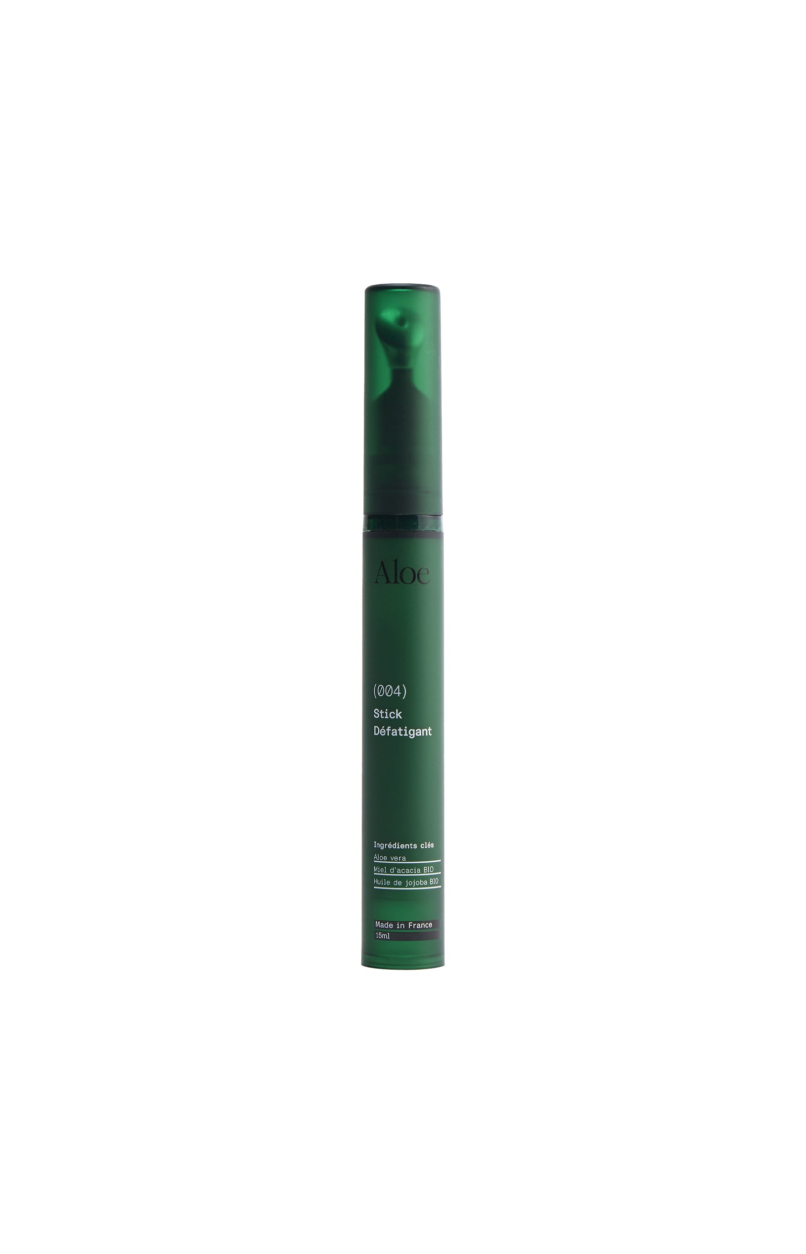 Stick défatiguant contour des yeux - Aloe vera, miel d'acacia & jojoba - 10 ml