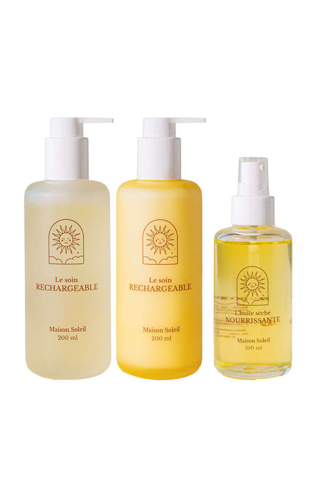 Routine hydratante bio - Corps & cheveux