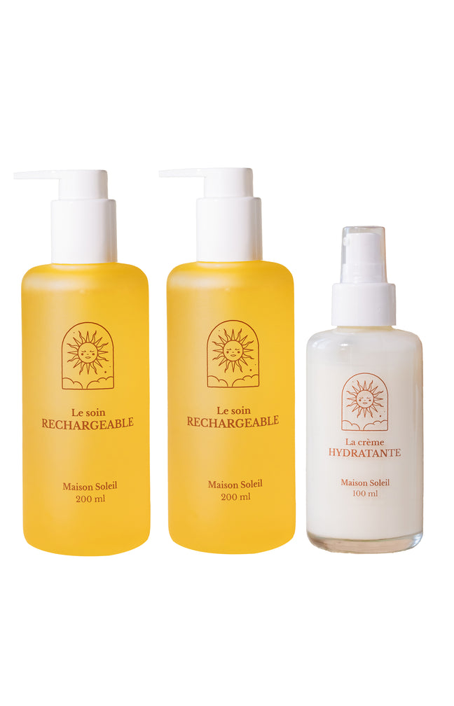 Routine tonifiante & hydratante - Visage - 3 produits