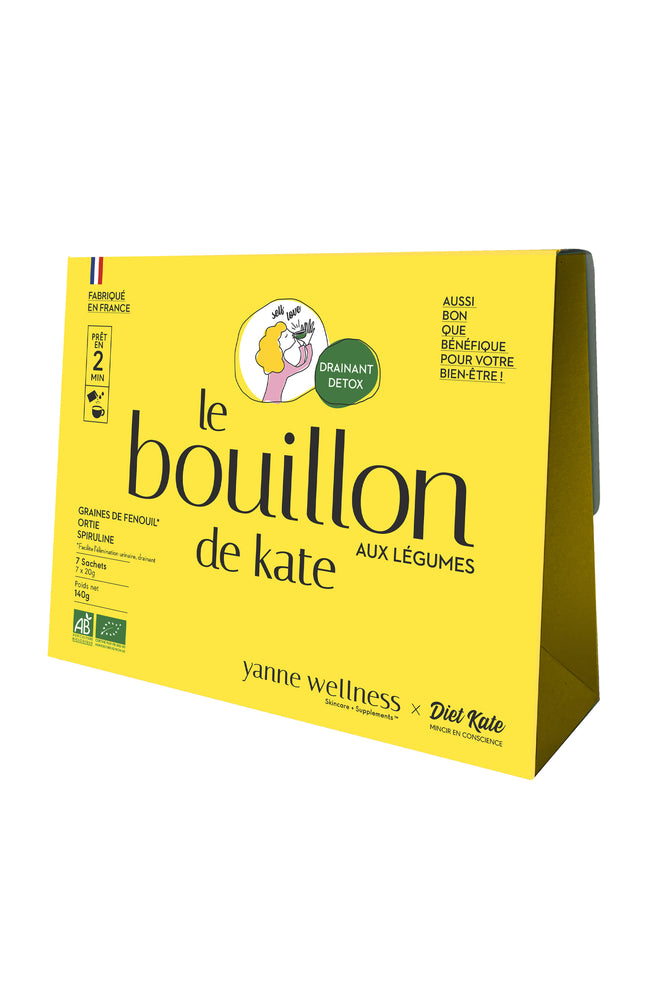 Bouillon légumes bio - Kate - Ortie & spiruline - 7 sachets