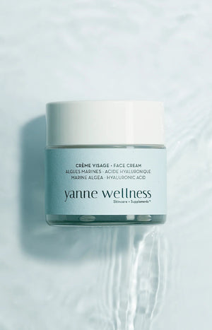 Crème hydratante minérale bio - Algue marine & acide hyaluronique - Visage - 50 ml