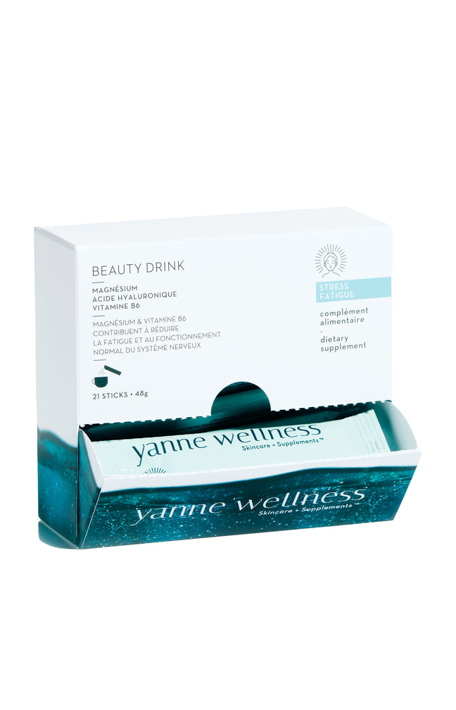 Cure stress & fatigue - Beauty Drink - Magnésium & acide hyaluronique -  21 sticks