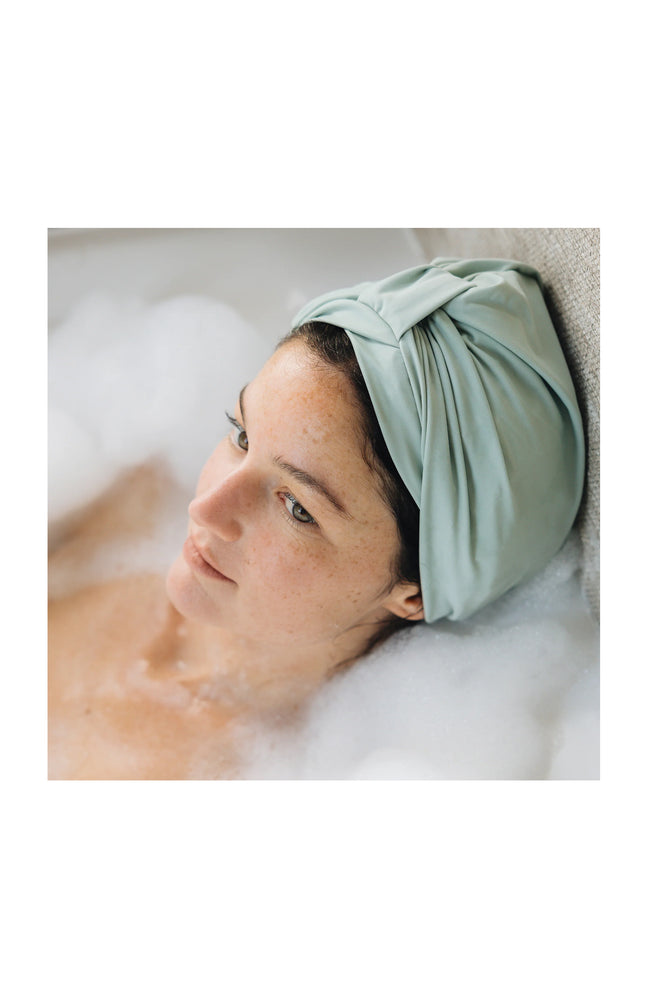 Bonnet de bain - Vert amande