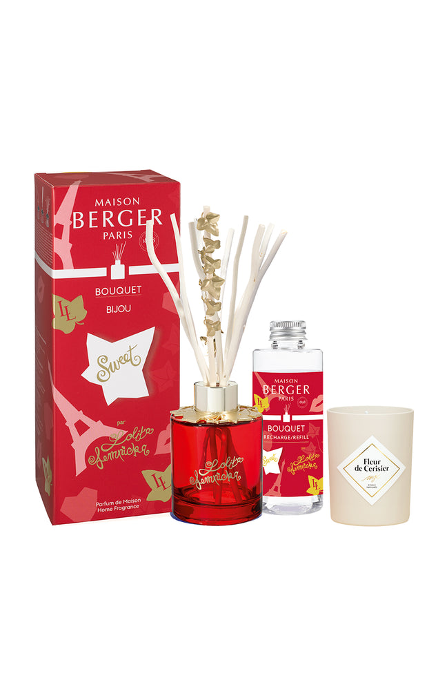 Bouquet bijou parfumé - Lolita Lempicka Sweet + 1 bougie parfumée offerte