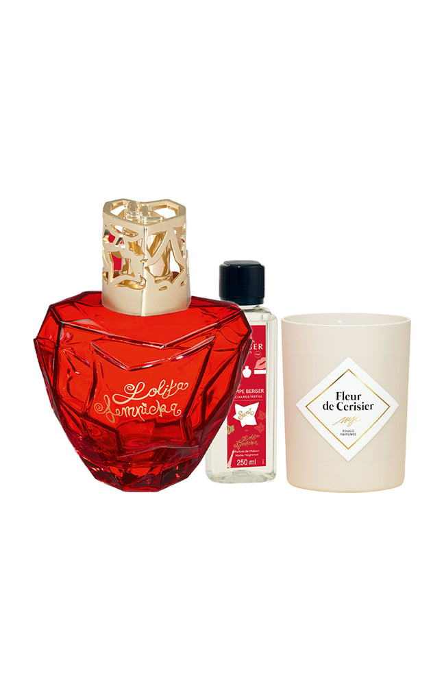 Coffret lampe à catalyse - Berger Lolita Lempicka Sweet + 1 bougie parfumée offerte