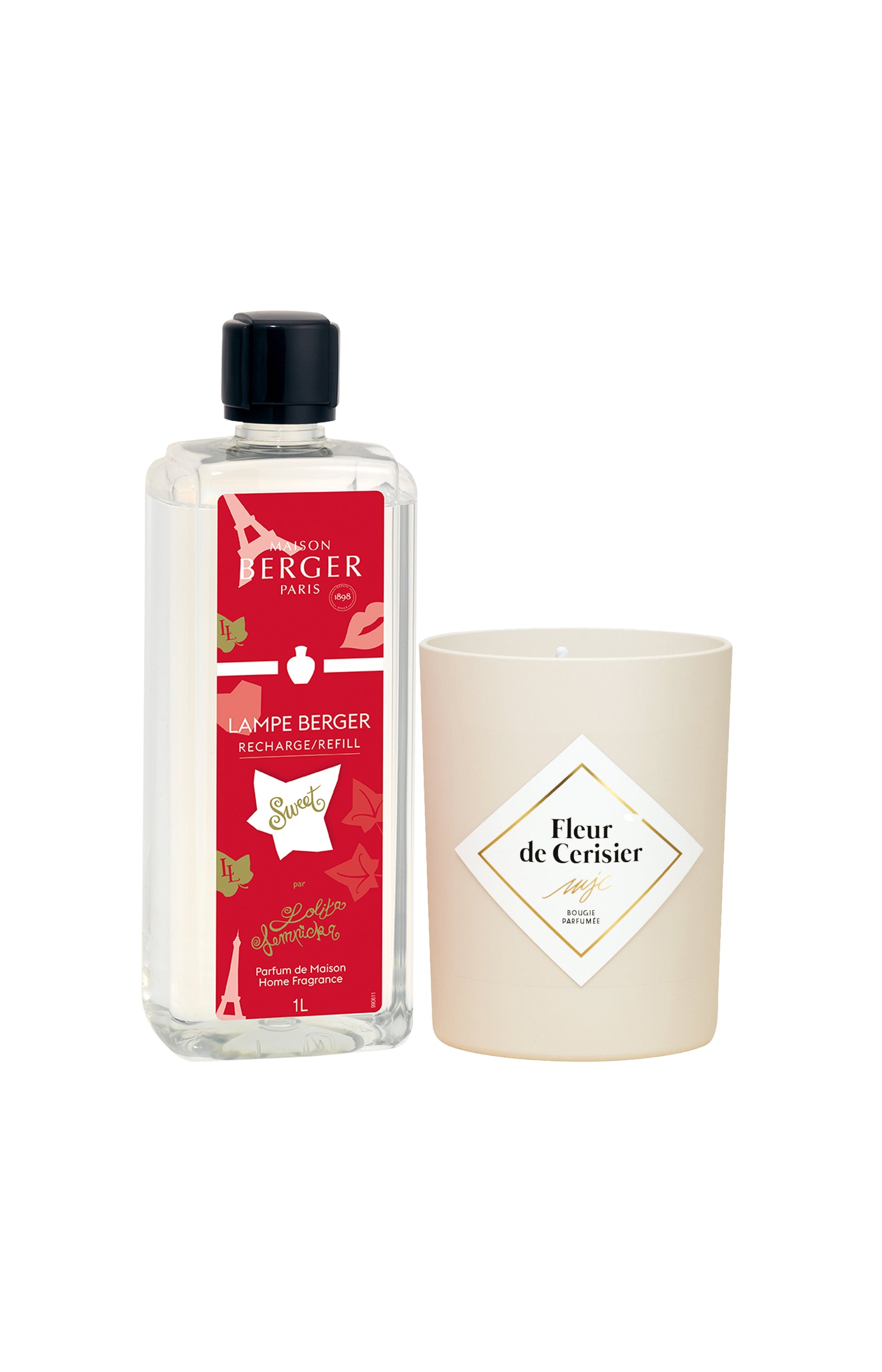 Recharge parfum pour lampe - Lolita Lempicka Sweet + 1 bougie parfumée offerte
