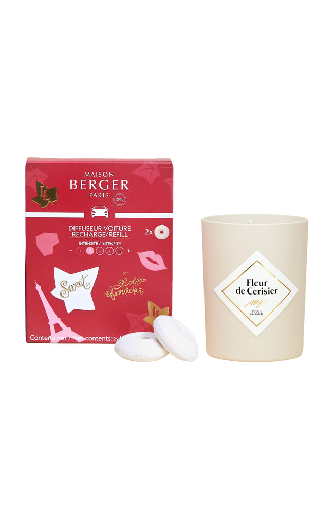 Recharges diffuseur pour voiture - Lolita Lempicka Sweet + 1 bougie parfumée offerte