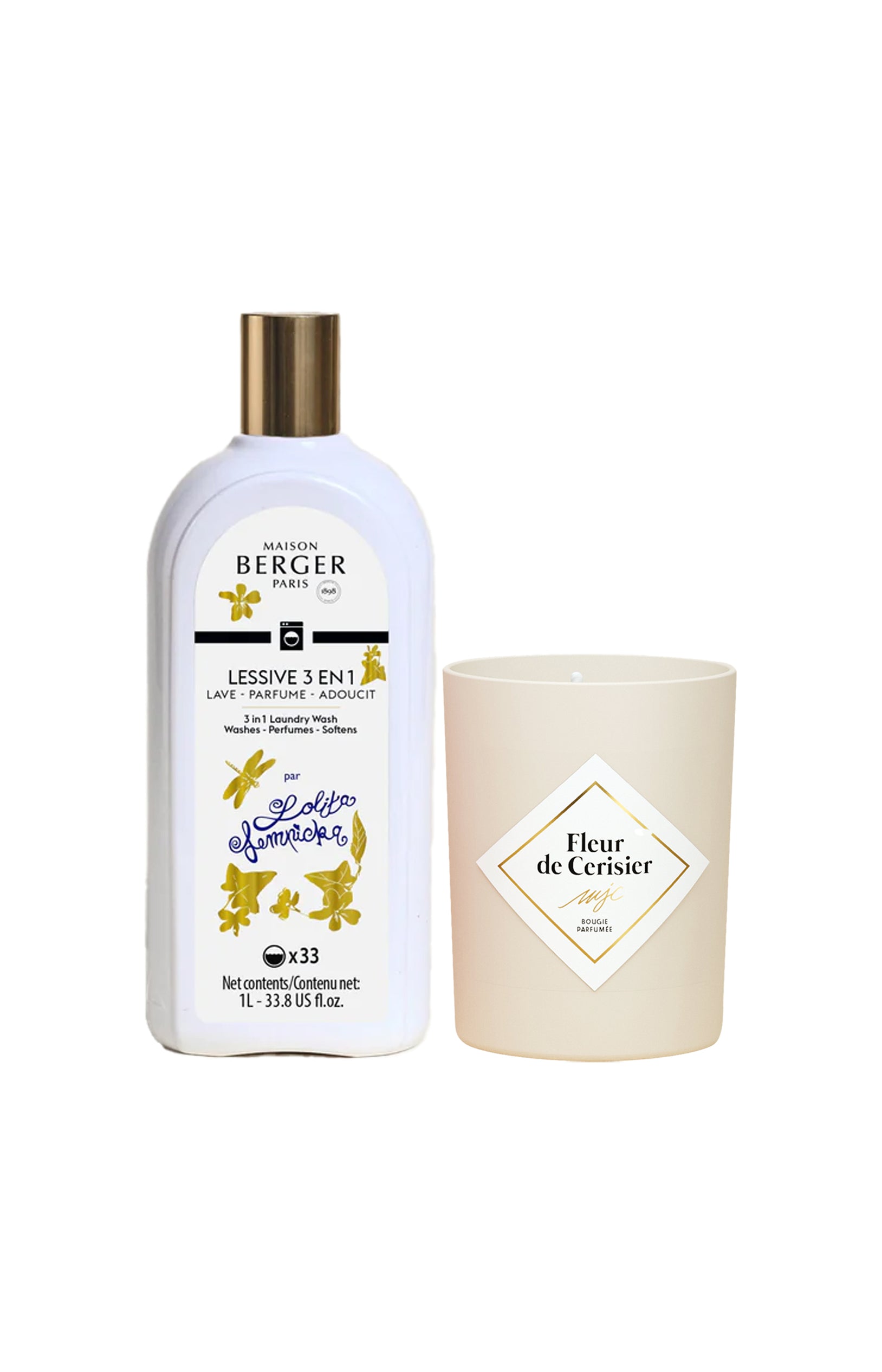 Lessive parfumante & adoucissante - Lolita Lempicka + 1 bougie parfumée offerte