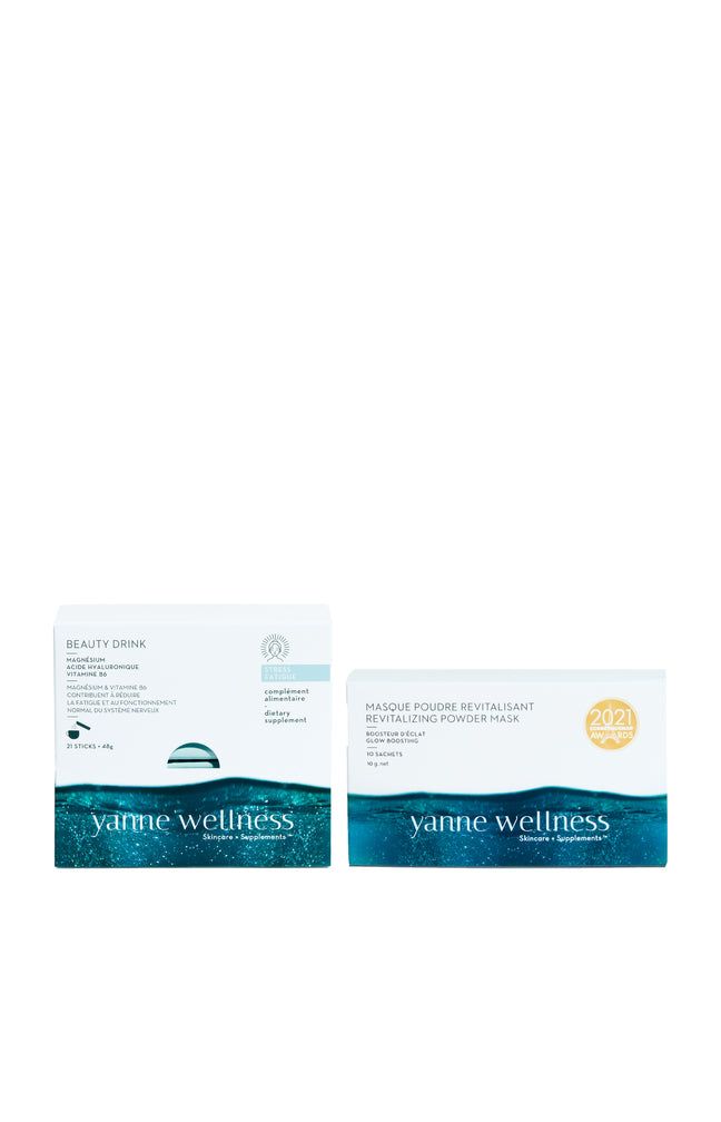 Cure stress & fatigue & masque en poudre revitalisant