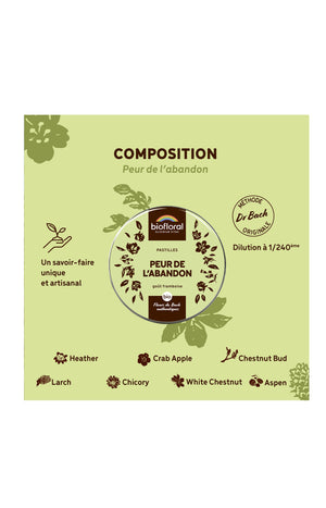 Pastilles bio - Peur de l'abandon - Framboise - 50 g