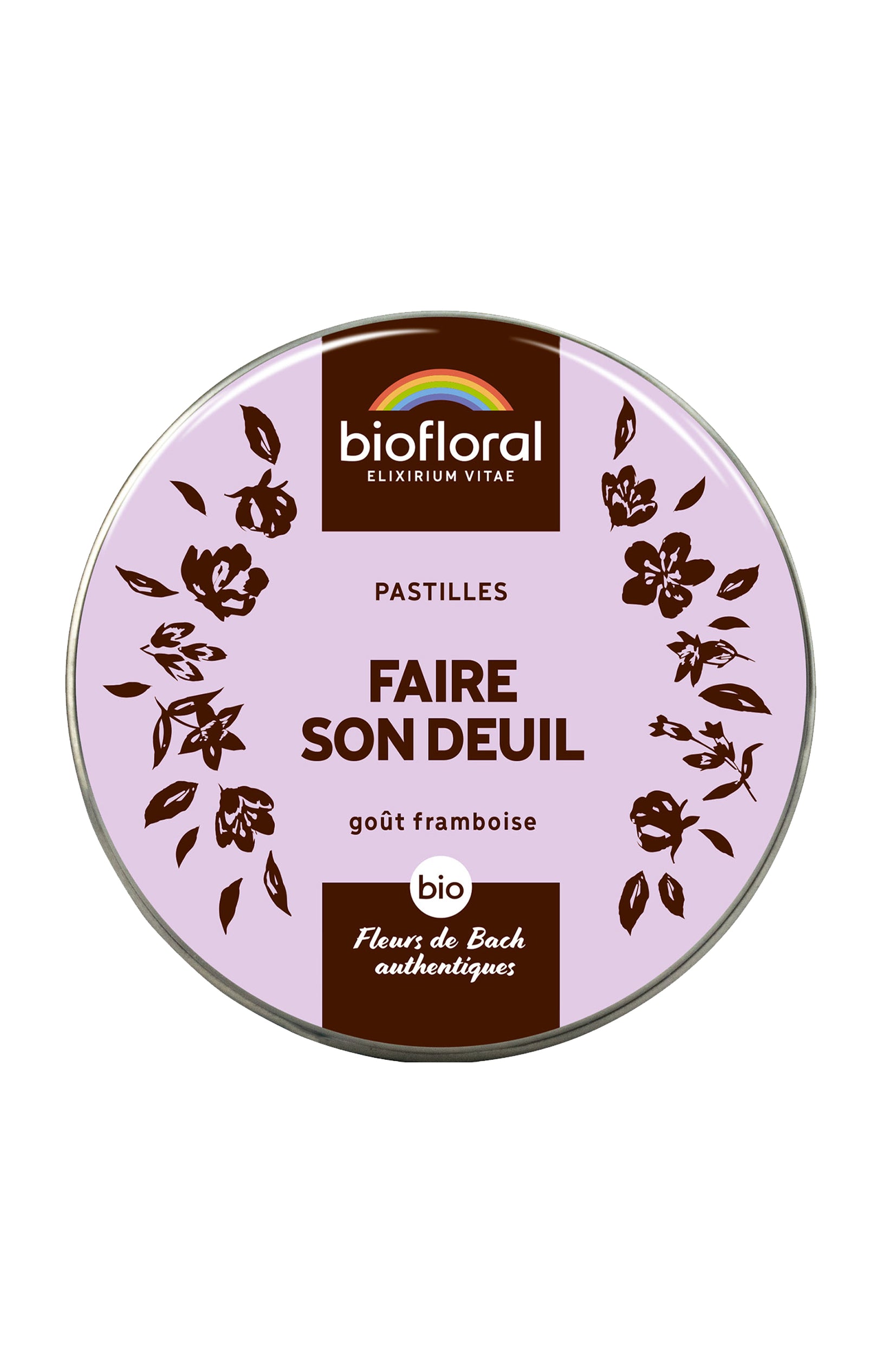 Pastilles bio - Faire son deuil - Framboise - 50 g
