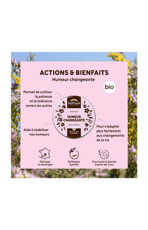 Pastilles bio - Humeur changeante - Framboise - 50 g