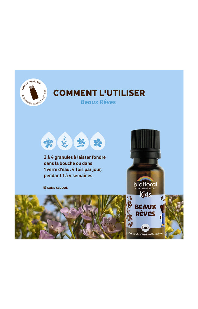 Granules bio - Beaux rêves - Enfant - 19,5 g