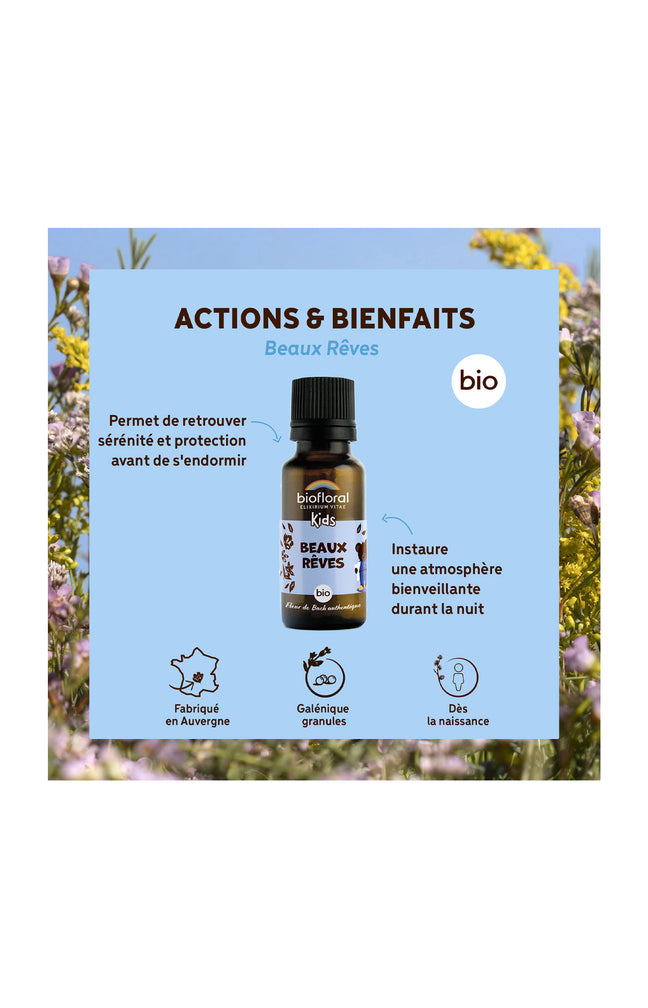Granules bio - Beaux rêves - Enfant - 19,5 g