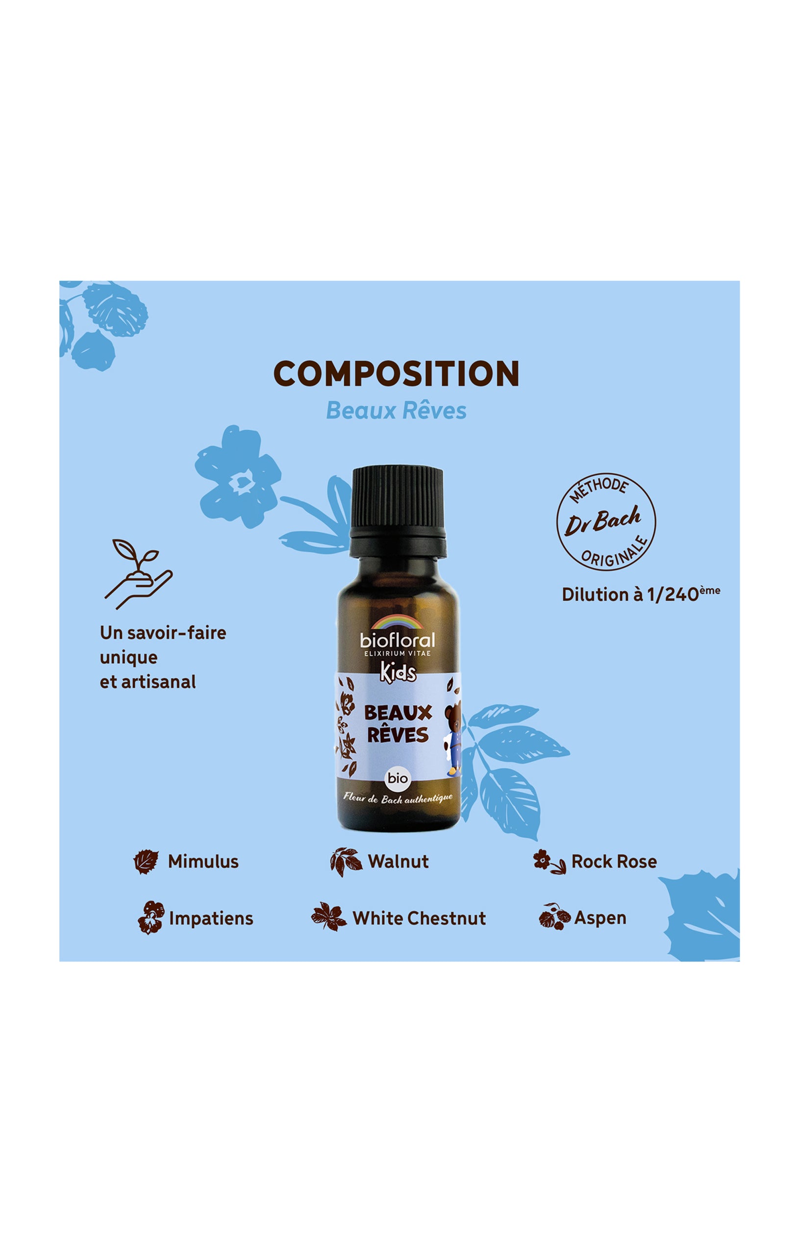 Granules bio - Beaux rêves - Enfant - 19,5 g