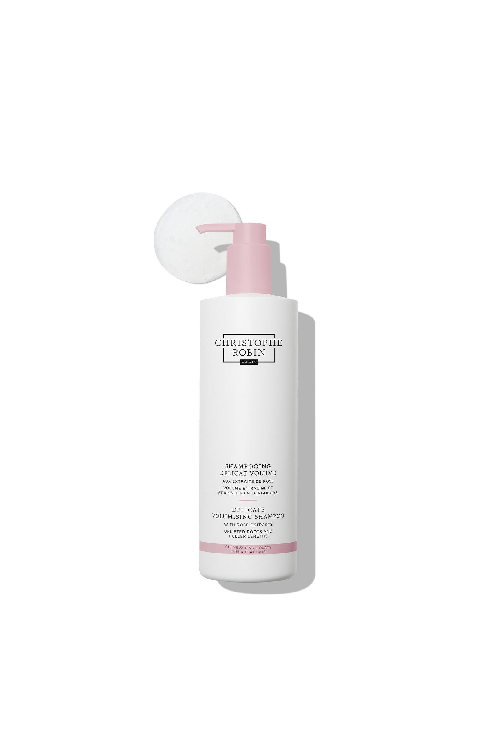 Shampoing délicat volume - Extraits de rose - Cheveux fins & plats - 500 ml