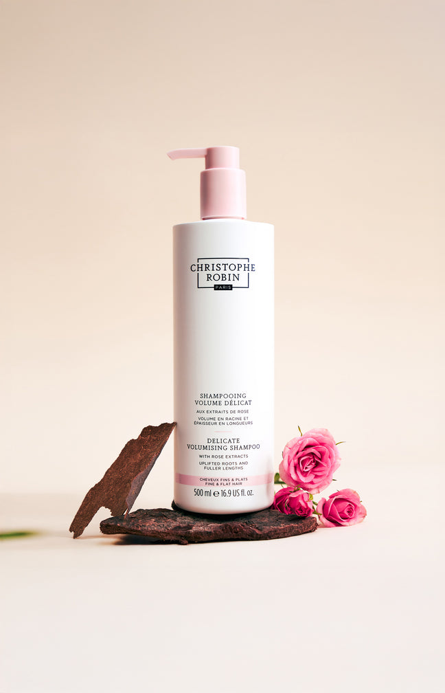 Shampoing délicat volume - Extraits de rose - Cheveux fins & plats - 500 ml