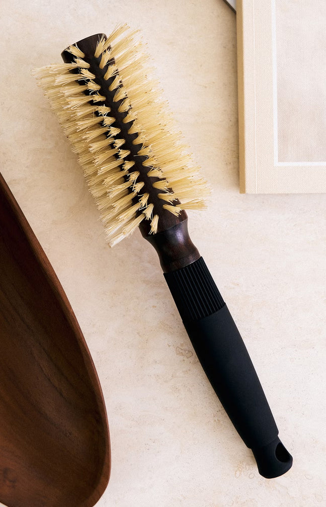 Brosse brushing - Pré-incurvée 10 rangs - Tous types de cheveux