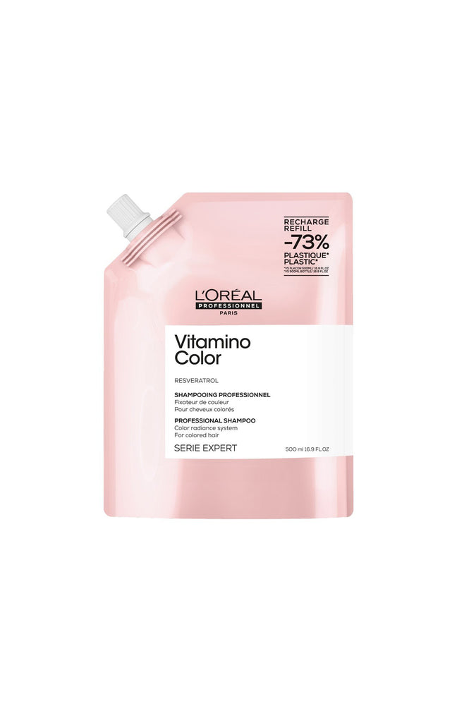 Recharge de shampoing fixateur de couleur - Vitamino Color - Cheveux colorés - 500 ml
