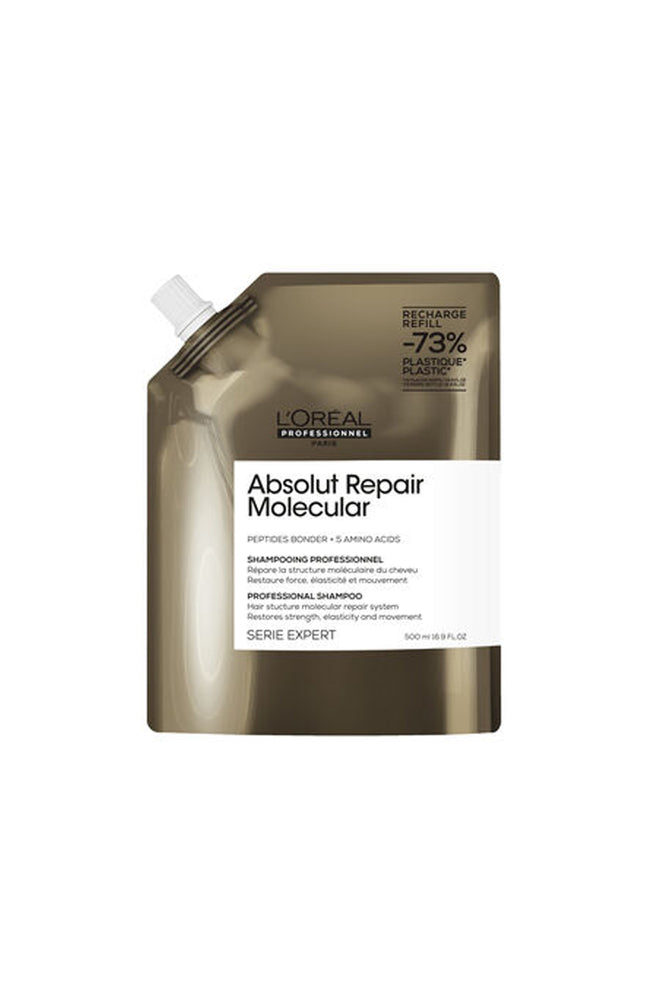 Recharge de shampoing réparateur - Absolut Repair Molecular - Cheveux abîmés - 500 ml