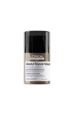 Masque réparateur sans rinçage - Absolut Repair Molecular - Cheveux abîmés - 50 ml