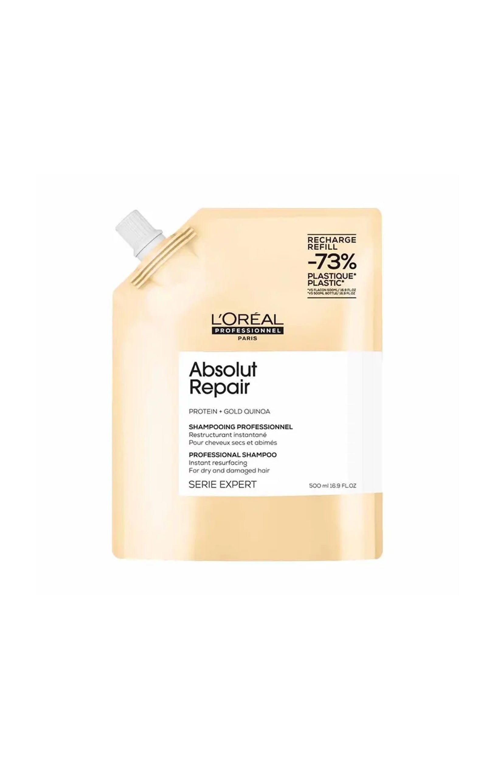 Recharge de shampoing reconstructeur - Absolut Repair - Cheveux abîmés - 500 ml