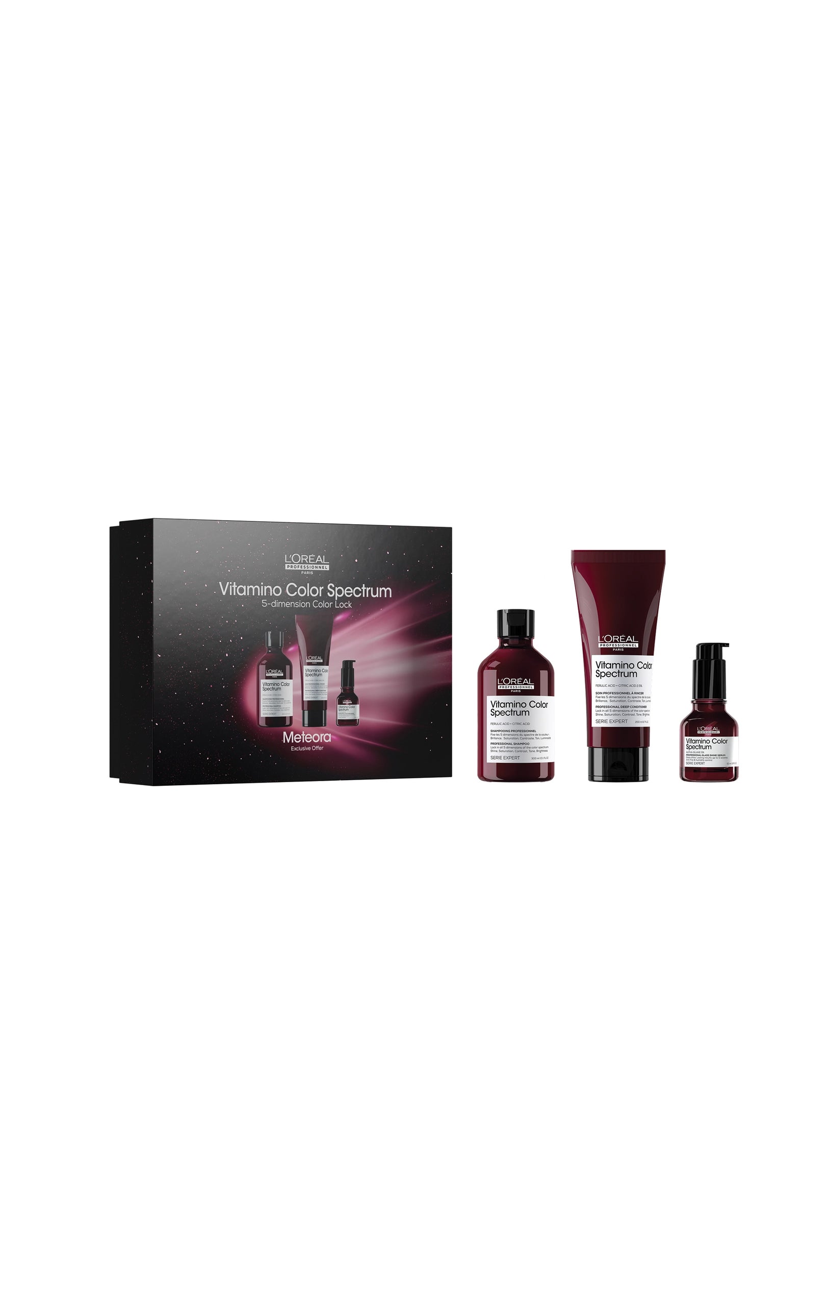 Coffret soins cheveux - Vitamino Spectrum - Cheveux colorés - 3 produits