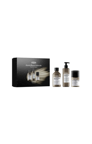 Coffret soins cheveux - Absolut Repair Molecular - Cheveux abîmés - 3 produits