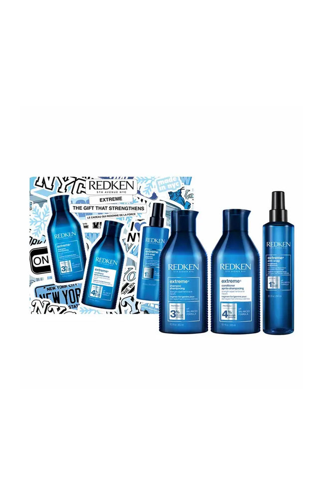 Coffret gamme Extreme Redken - Cheveux cassants - 3 produits