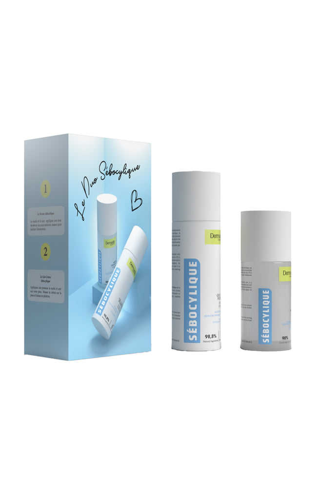 Sérum & gel-crème purifiants - Acide salicylique - Peaux mixtes à grasses