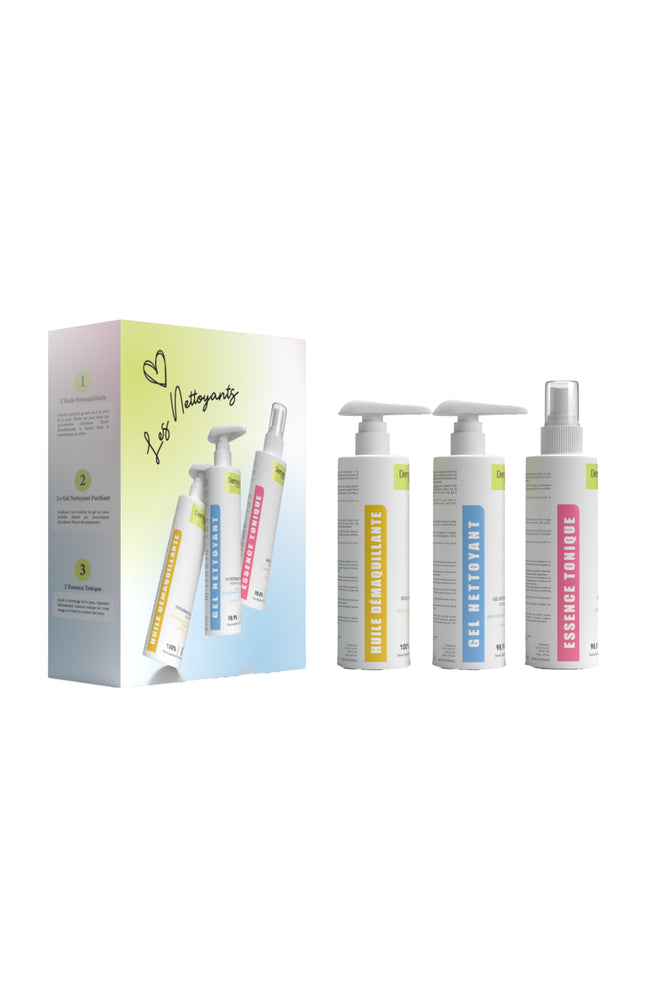 Coffret nettoyants - Visage - 3 produits